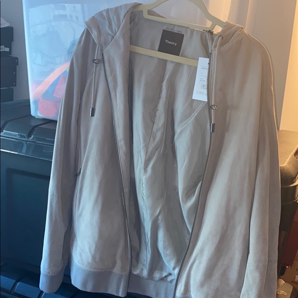 Theory Maeson Suede jacket NWT